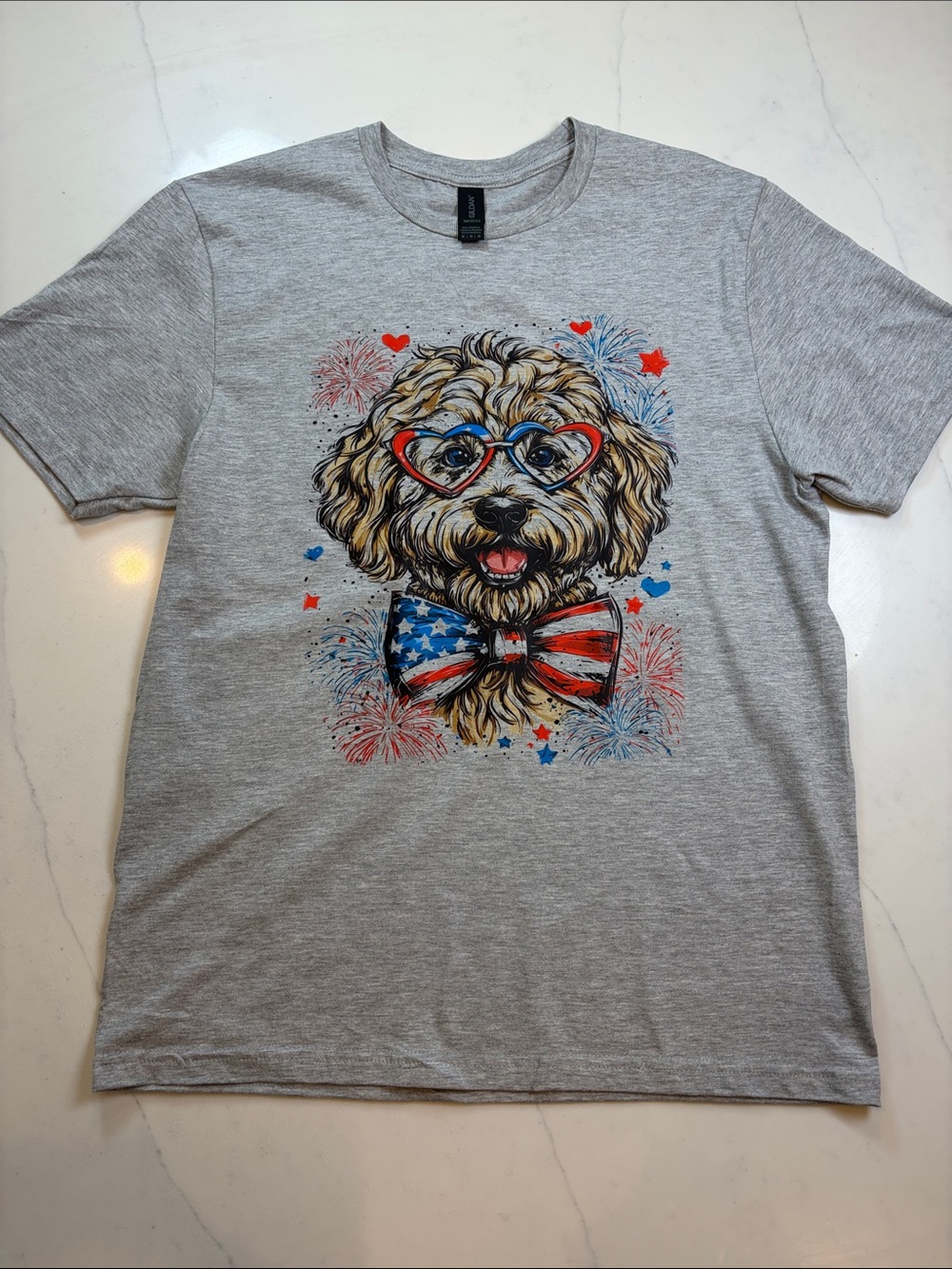 Patriotic Doodle Graphic Tee